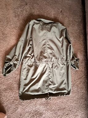 Sanctuary Olive Green Military Cargo Utility Jacket - Size Large